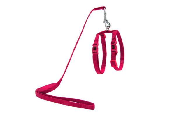 Doco Cat Harness & Leash - Pink