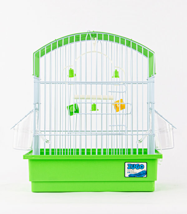 Aviary Bird Cage 1 - 27.5x19.5x32.5 - Green