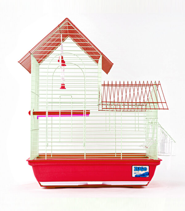 Aviary Bird Cage 4 - 37x28x46 - Red