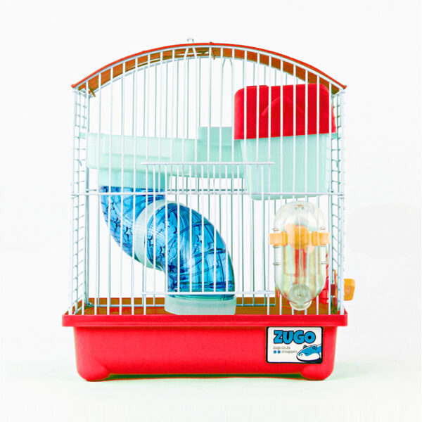 Small Animal Cage 1 - 22.5x17x27 - Red