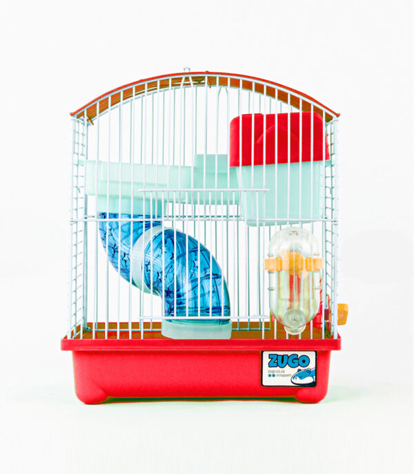 Small Animal Cage 1 - 22.5x17x27 - Red