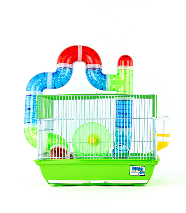 Small Animal Cage 2 - 37x28x27.5 - Green