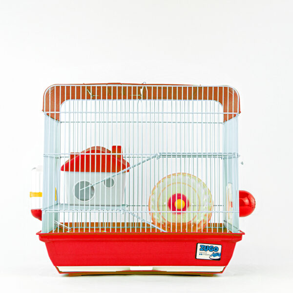 Small Animal Cage 4 - 37x28x35 - Red