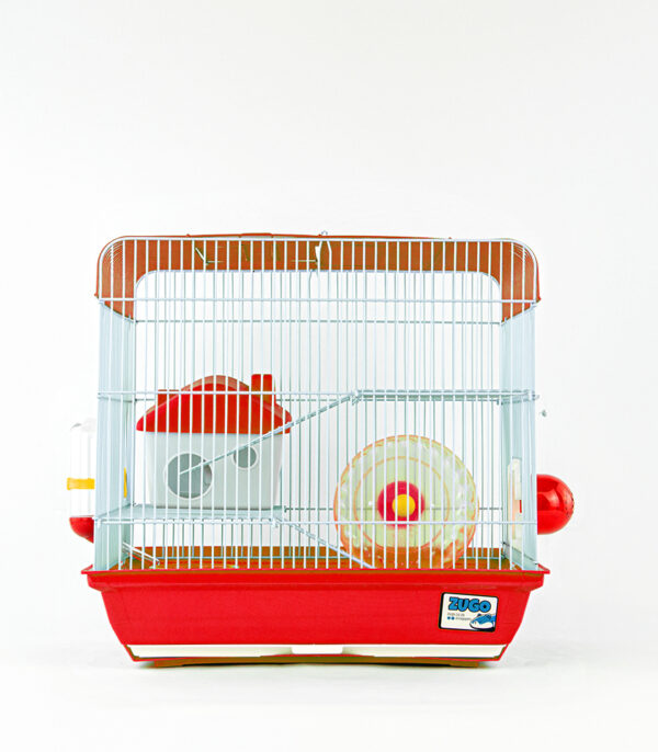 Small Animal Cage 4 - 37x28x35 - Red