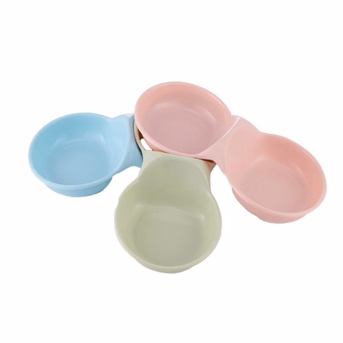 Zugo PASTEL SHALLOW DOUBLE BOWL