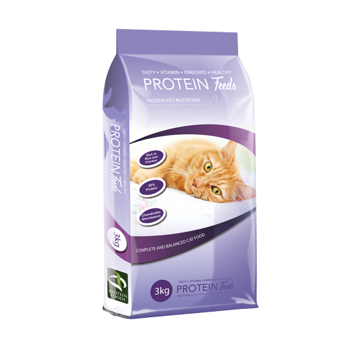 Protein Feeds 3kg Cat Food Bag