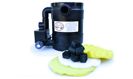 UltraZap Gravity Filter with 8W UV – 15 Litre – Pond Biofilter for 1200L | UltraZap | Compact UV & Bio Ball Filter